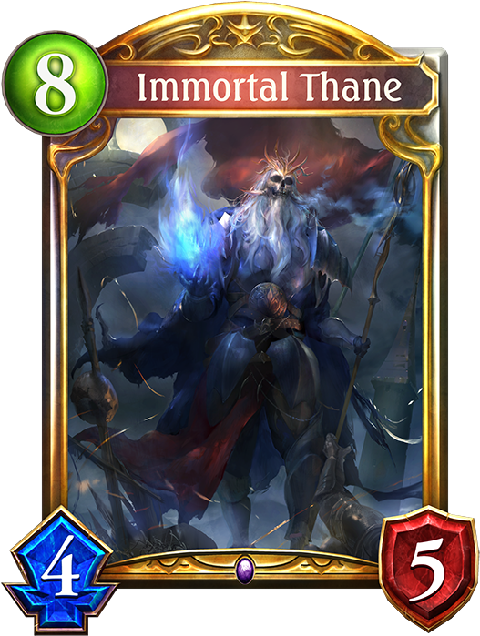 Unevolved Immortal Thane - Wight King Shadowverse (536x698), Png Download