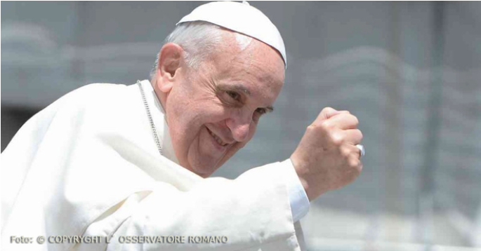 Pope Francis Peace Message (684x456), Png Download