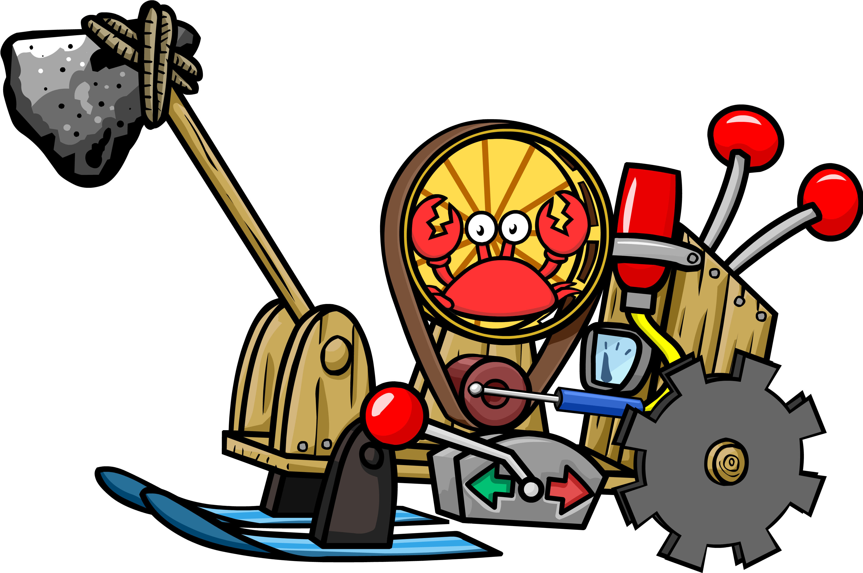 Png - Club Penguin Gary Inventor (3960x2440), Png Download