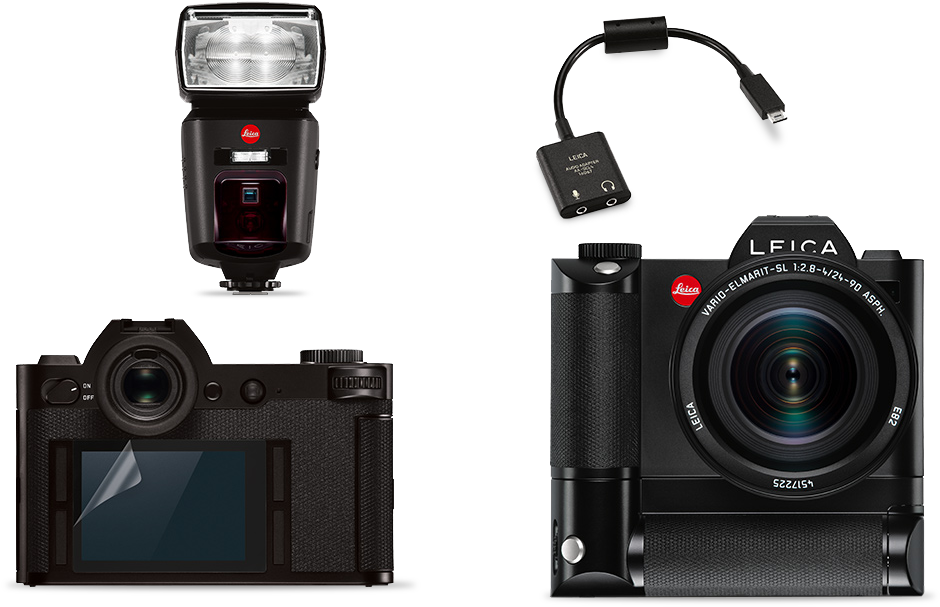 New Technical Equipment For The Leica Sl-system - Leica Hg-scl 4 Multifunctional Handgrip For Sl System (1040x660), Png Download