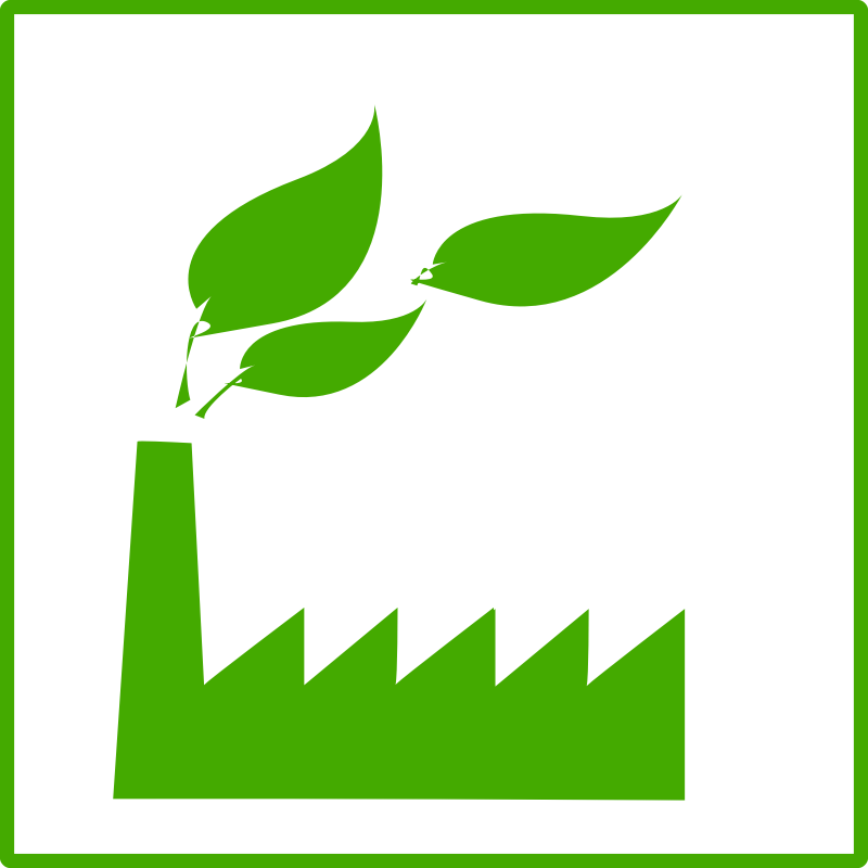 Medium Image - Green Factory Icon (800x800), Png Download