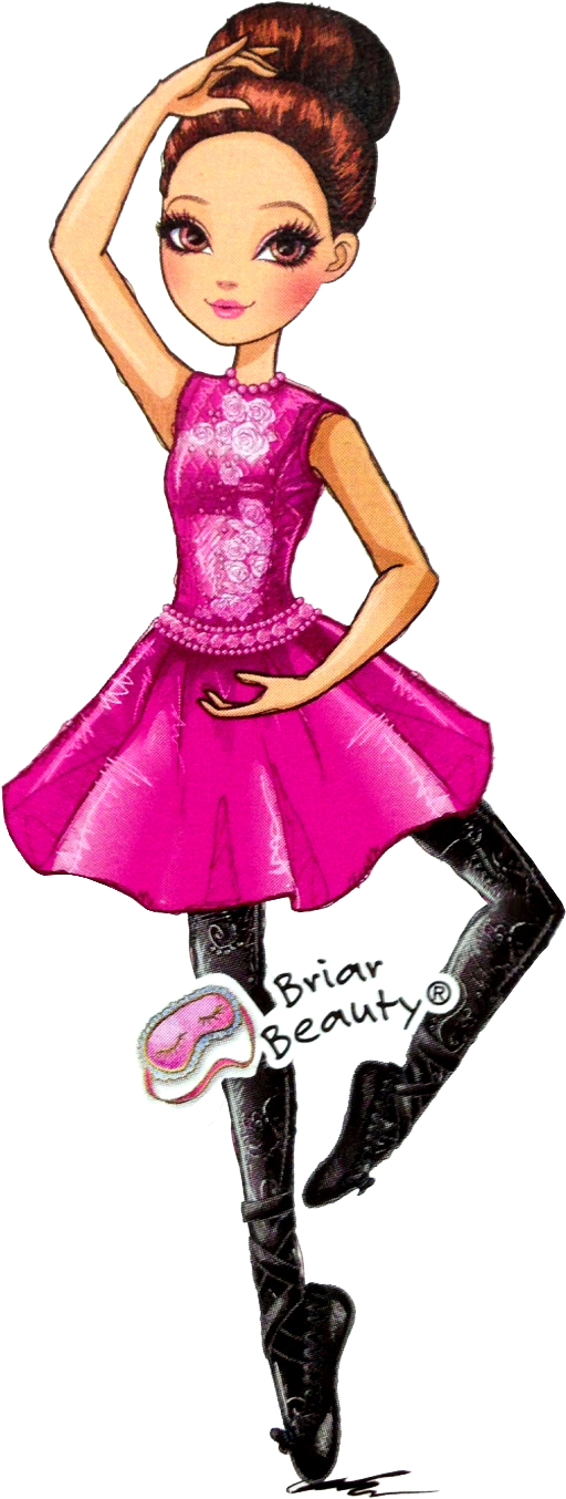 Браер Бьюти Балерина Ever After High Ballet - Ever After High Ballet Raven Queen (532x1437), Png Download