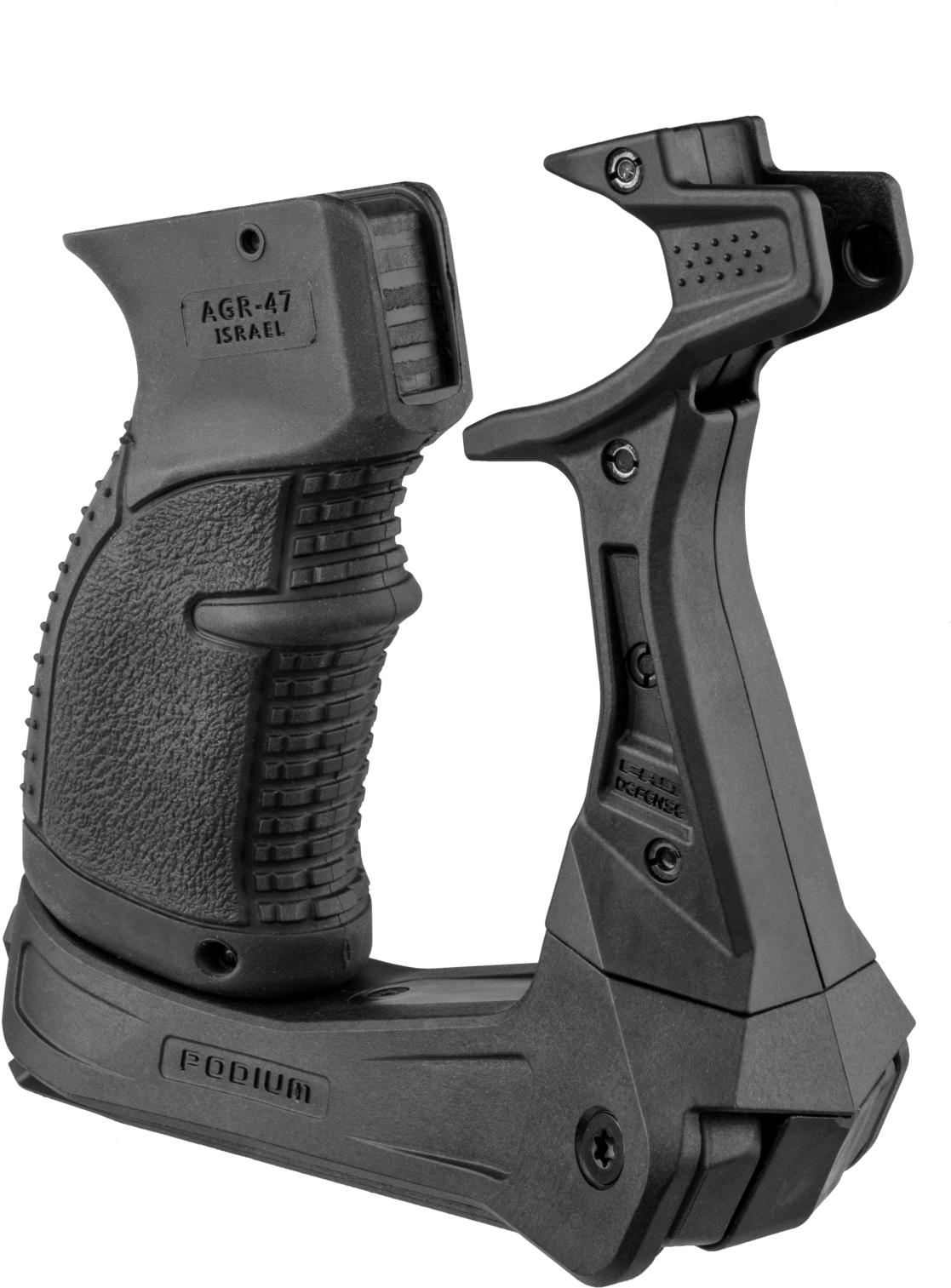 Fab Defense Ak Podium Tactical Bi Foot For Ak47, Ak74 - Ak Fab Defense Quick Deploy Bipod (1800x1653), Png Download