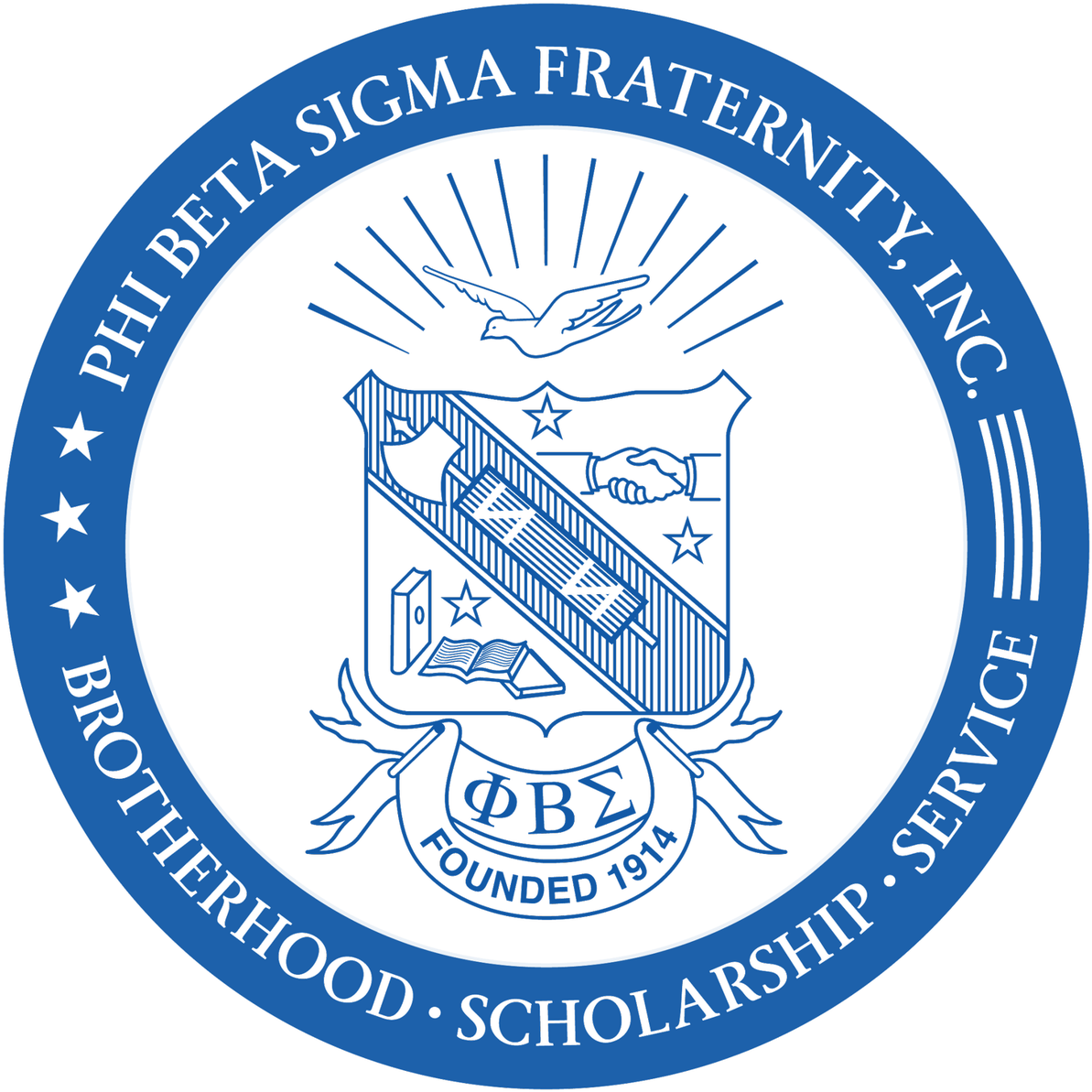 He Was The First African-american Student To Attend - Phi Beta Sigma Logo (1200x1200), Png Download