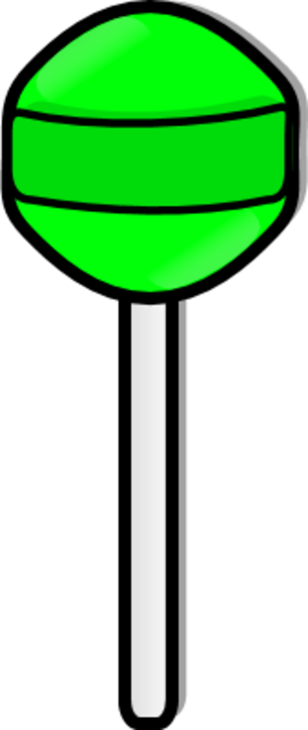Lollipop Clipart Image (600x1420), Png Download