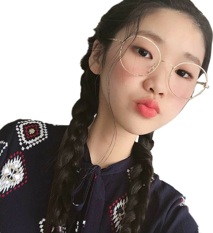 Ulzzanggirl Ulzzang Asian Girl Asiatica Coreana Koreang - Coreanas Girl Ulzzangs (680x742), Png Download