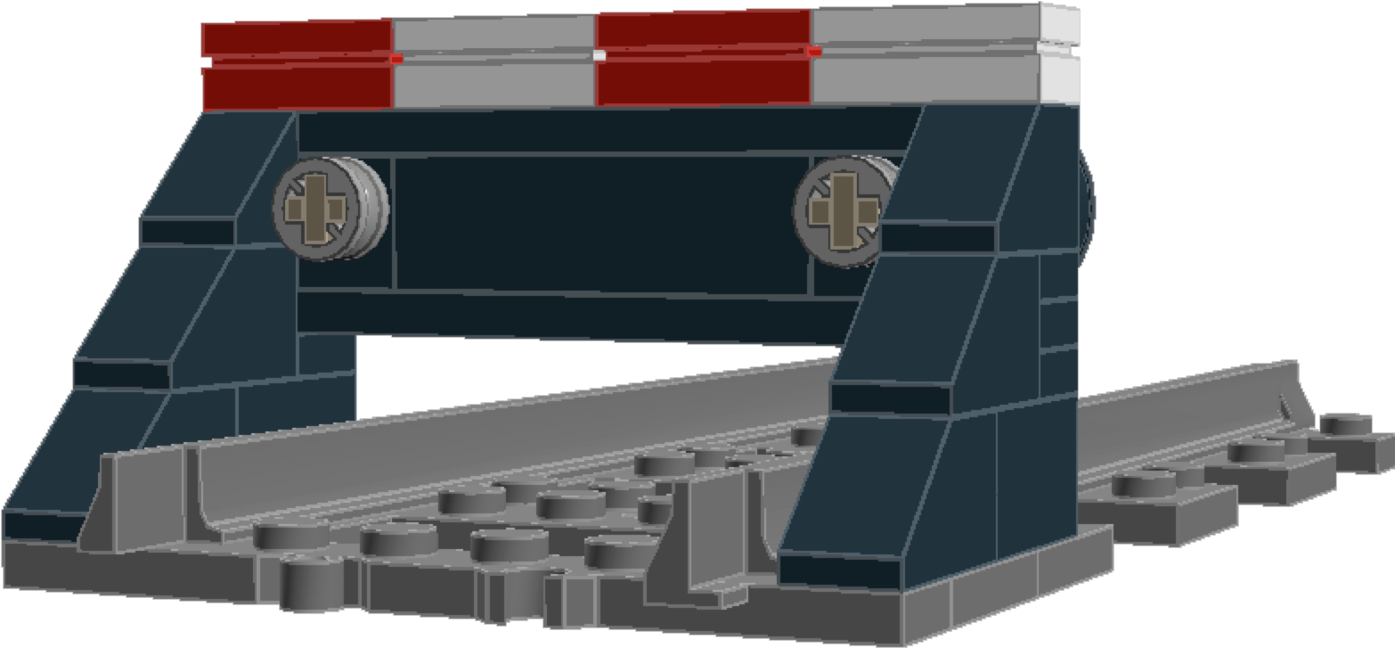 Variant Shock Buffer Back - Rail Transport (1568x1012), Png Download