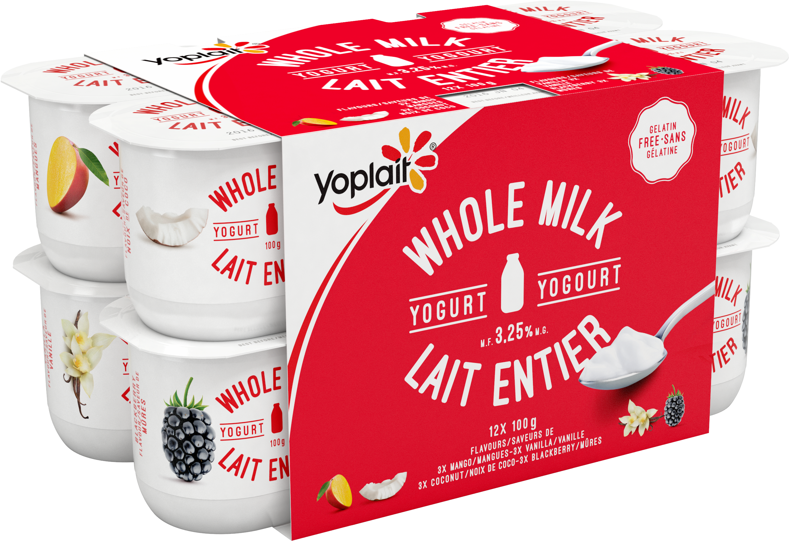 Yoplait Whole Milk (3300x2550), Png Download