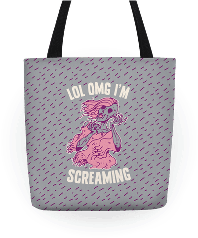 Lol Omg I'm Screaming Tote Bag - Chemistry Bag (484x484), Png Download