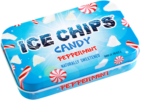 Ice Chips Peppermint Candy Mints Sold At Theproteinstore - Ice Chips (600x426), Png Download
