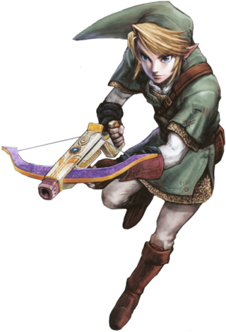 Link's Crossbow - Link's Crossbow Training Link (320x469), Png Download