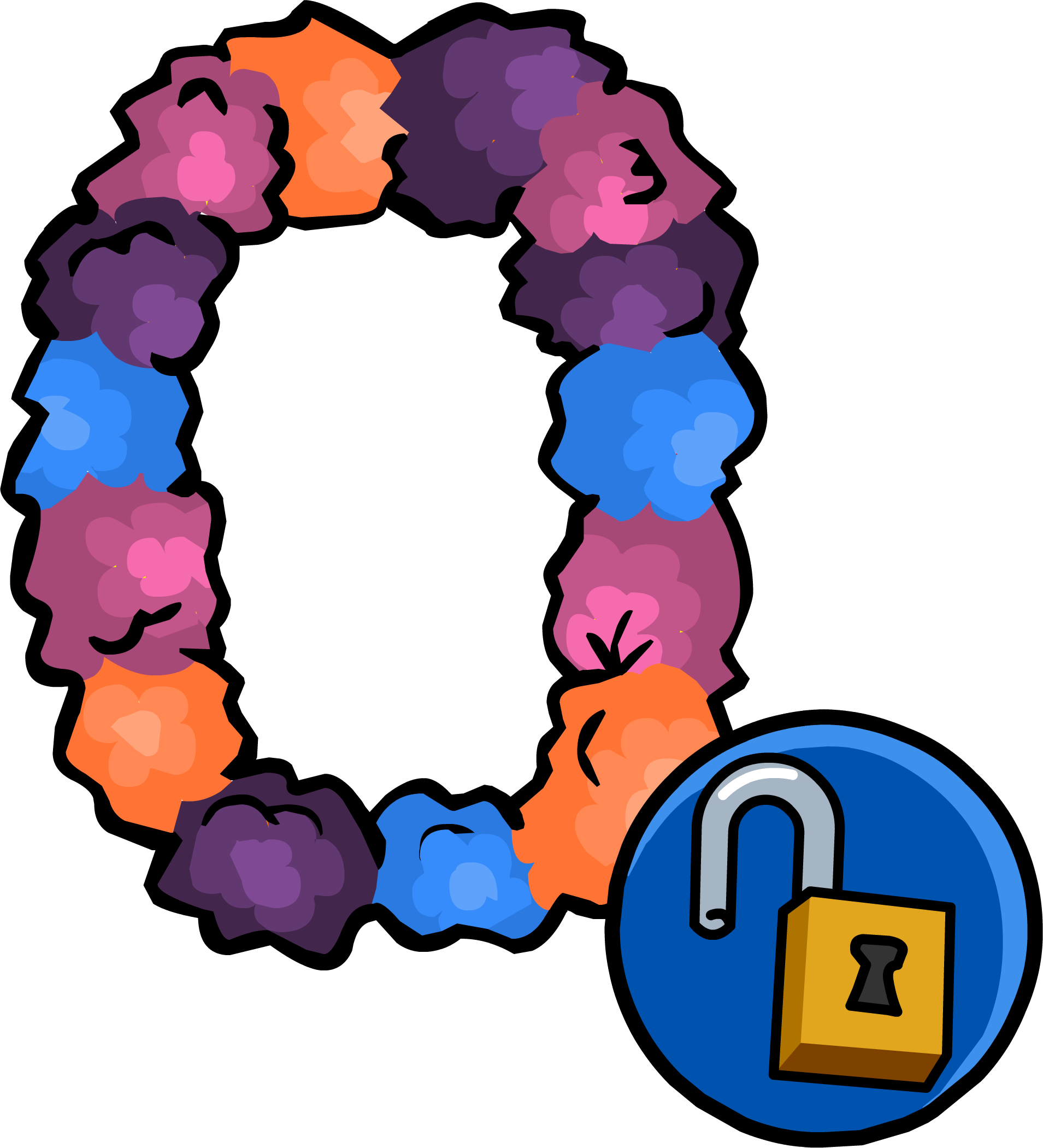Sunset Lei (1909x2101), Png Download
