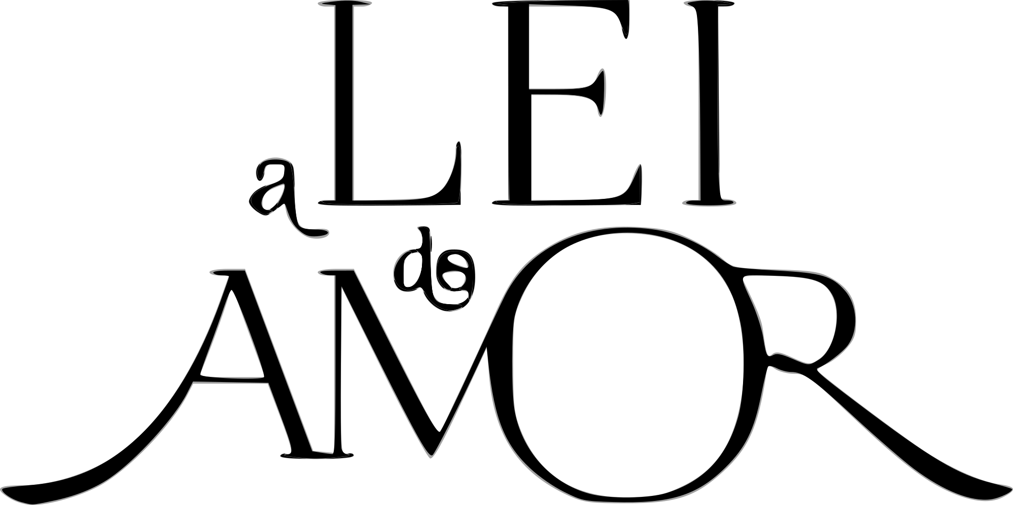 Open - Lei Do Amor V1, Blue (2000x998), Png Download