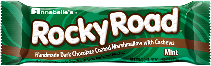 Annabelle's Rocky Road Candy - 1.82 Oz Bar (700x250), Png Download