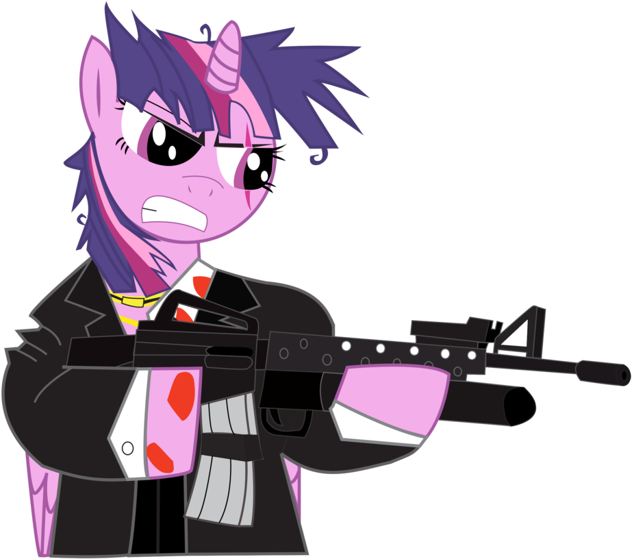 Twilight Sparkle As Tony Montana In Scarface By Ejlightning - Twilight Sparkle Scarface (975x820), Png Download