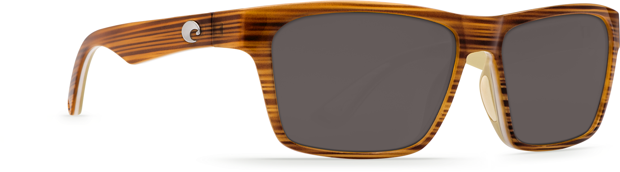 Costa Del Mar Hinano Sunglasses In Driftwood/white/khaki, - Costa Del Mar Sunglasses Hinano Driftwood / White / (2000x1000), Png Download