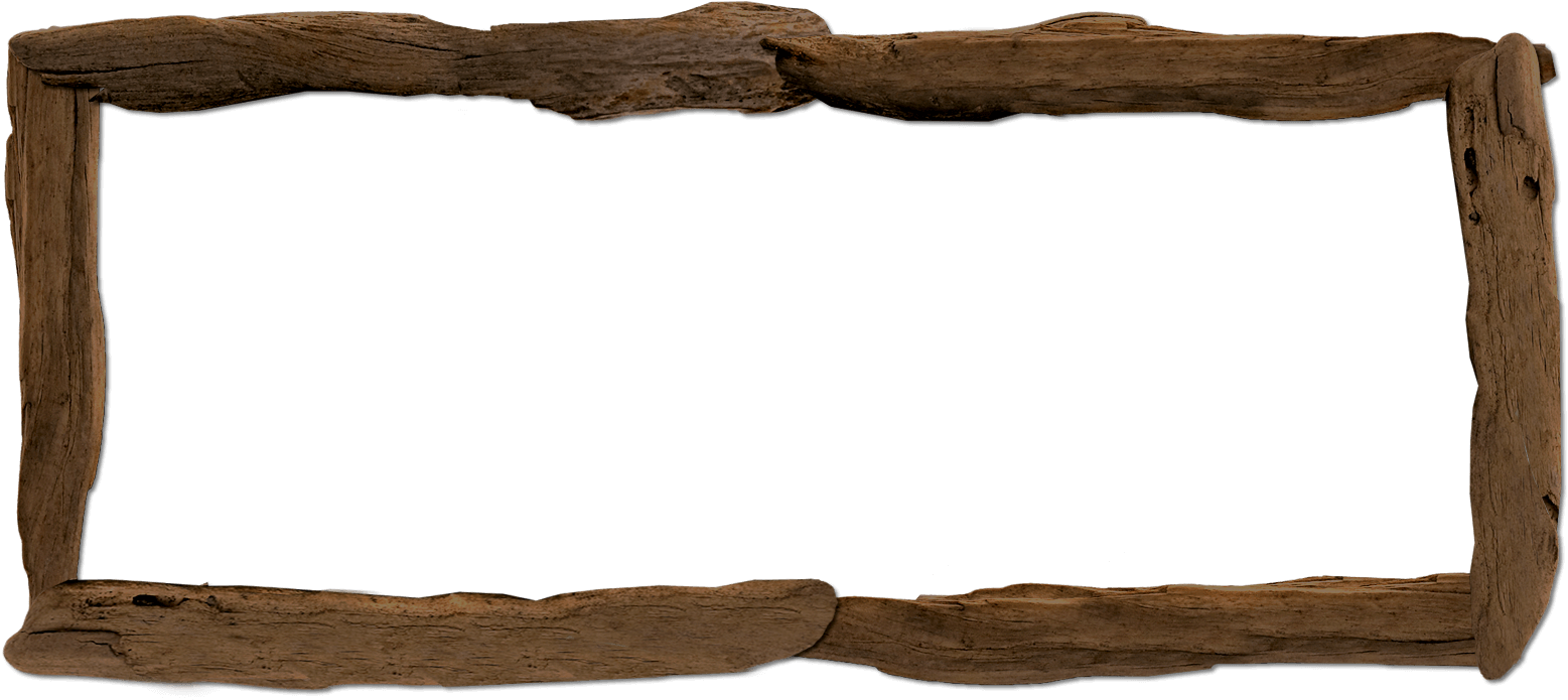 Driftwood Frame - Ocean City (1557x695), Png Download