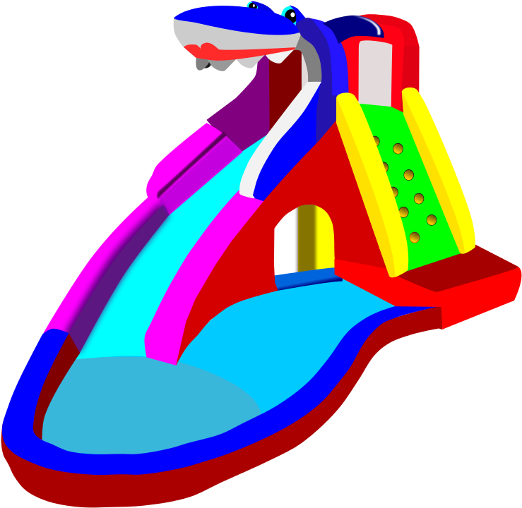 Splash Clipart Pool Slide - Water Slide Clip Art (800x773), Png Download