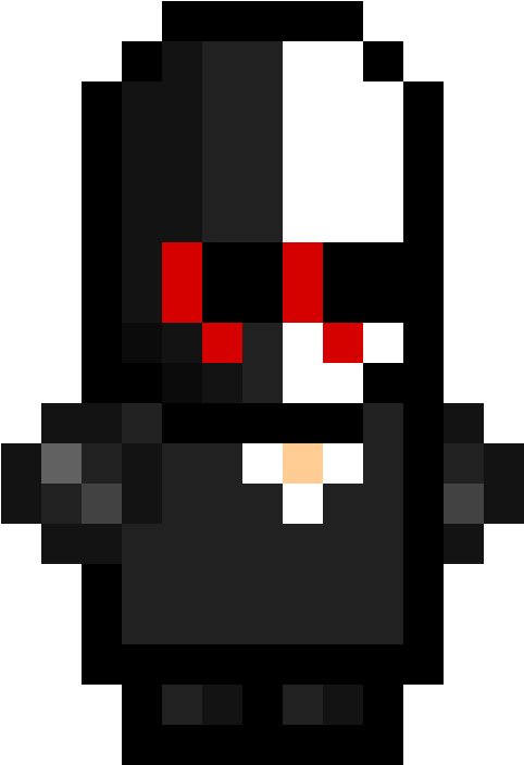 Scarface From Payday2 - Pixel Art (1184x1184), Png Download