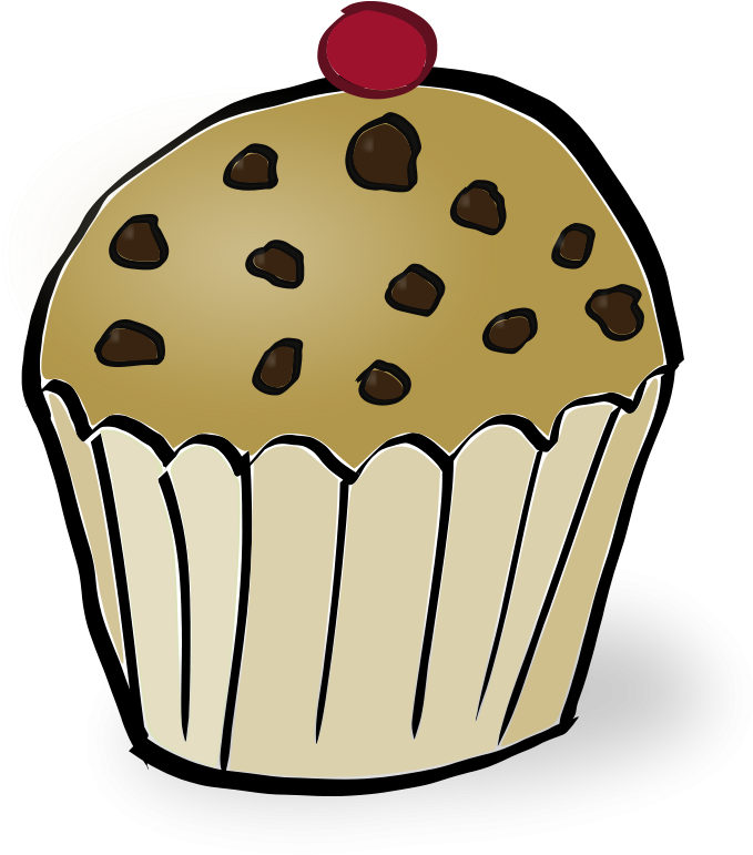 Muffin Clipart Baking Muffin - Muffins Clip Art (766x800), Png Download