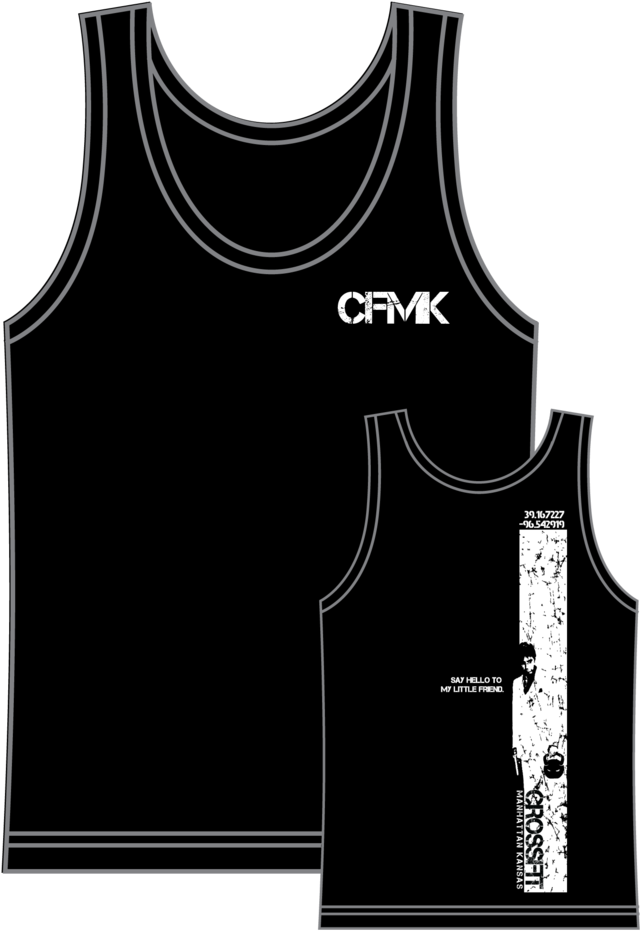 Image Of Cfmk Unisex Scarface Tank - Active Tank (1000x1000), Png Download