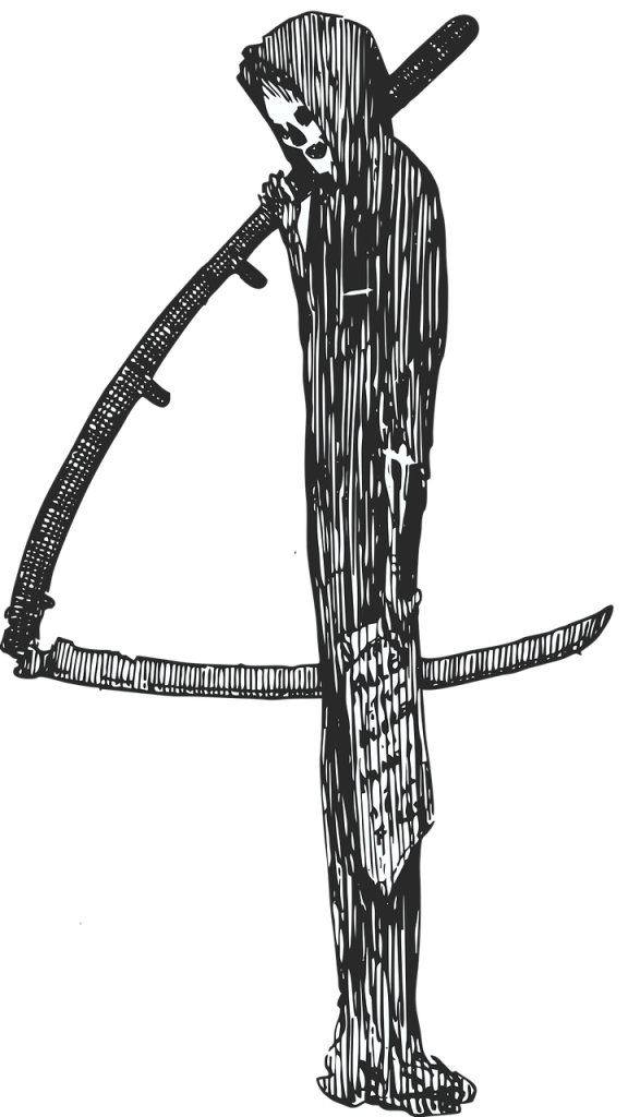 Banner Free Library Holocaust Drawing - Death (576x1024), Png Download