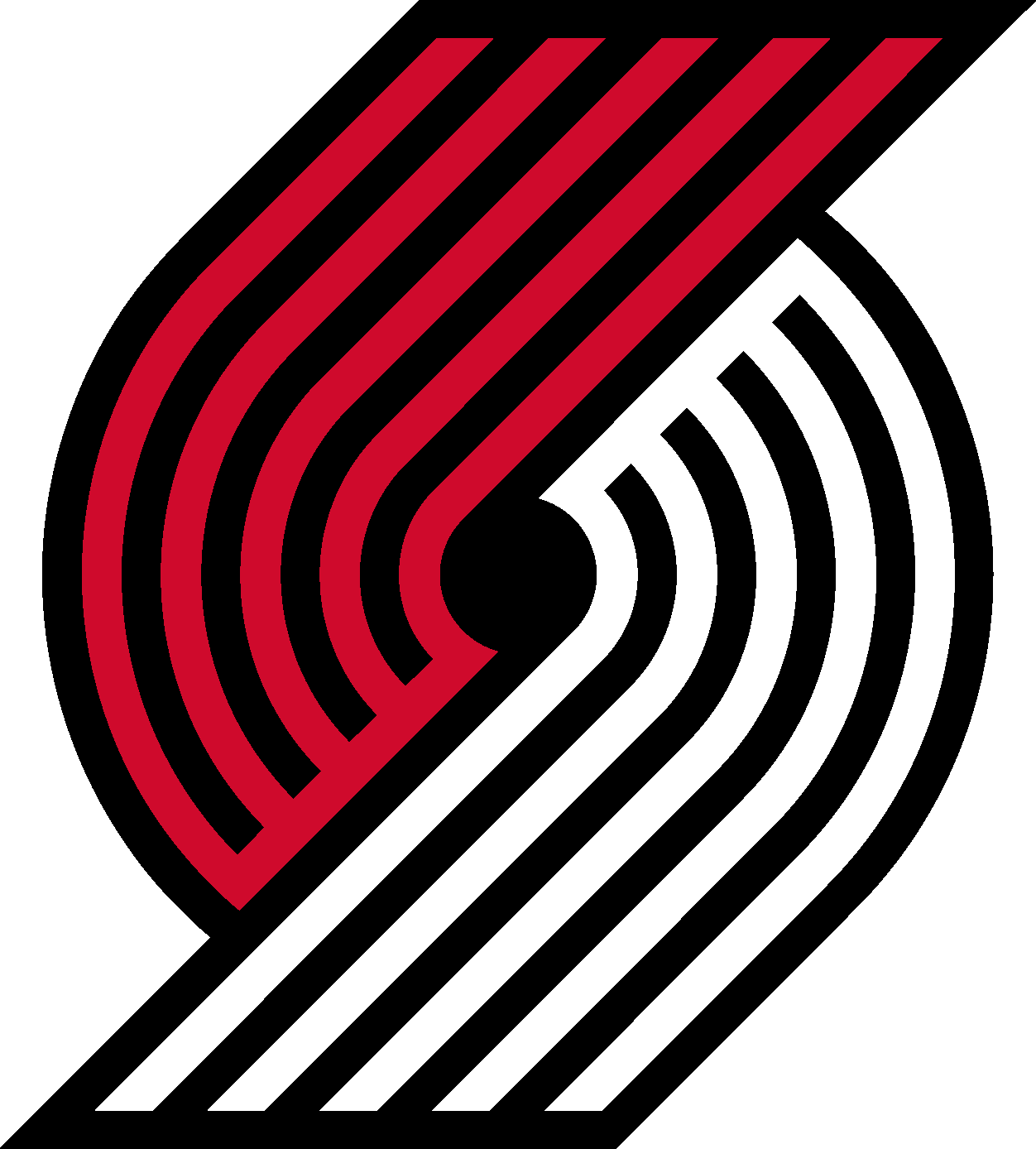 Portland Trail Blazers Logo - Portland Blazers Logo (1252x1388), Png Download