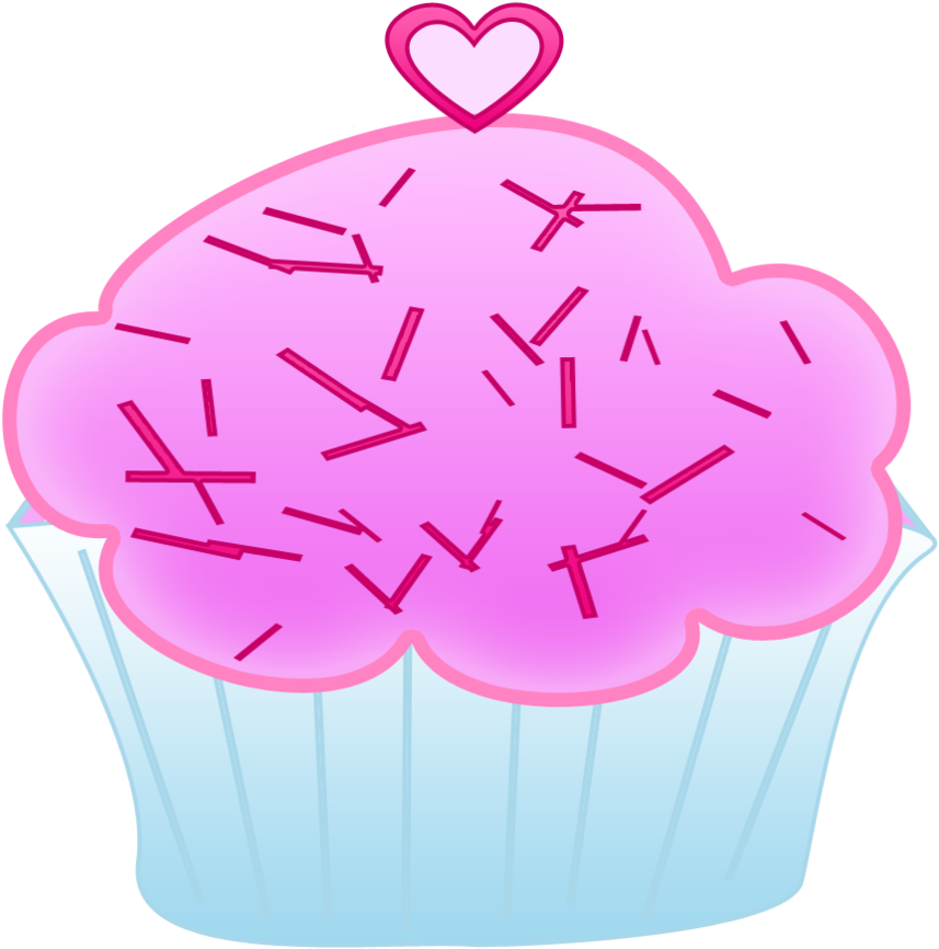 February Clipart Cupcake - Cupcake Clipart Free (900x888), Png Download