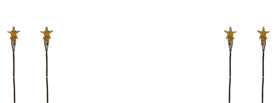 Tiki Torch Transparent Png Banner Royalty Free Library - Wedding (948x382), Png Download