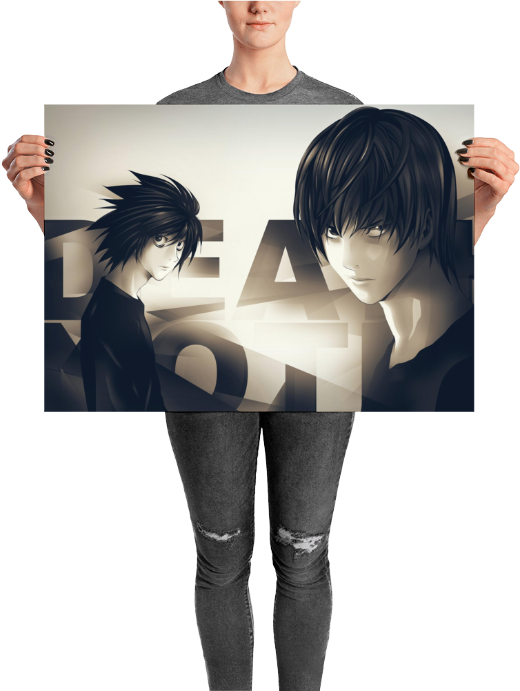 Death Note Poster - Anime Mouse Pad 841 (1000x1000), Png Download