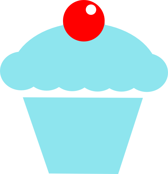 Cupcake Svg Clip Arts 576 X 599 Px (576x599), Png Download