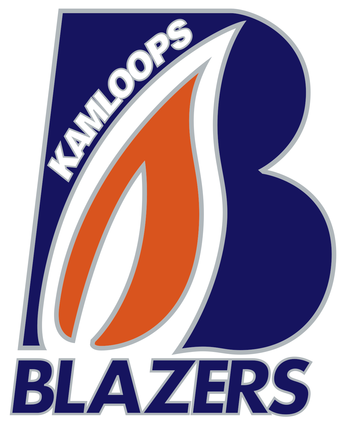 Kamloops Blazers Logo - Kamloops Blazers Vs Kelowna Rockets (832x1023), Png Download