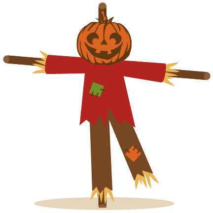 Jack O Lantern Scarecrow Svg Scrapbook Cut File Cute - Scarecrow Clipart Png (432x432), Png Download