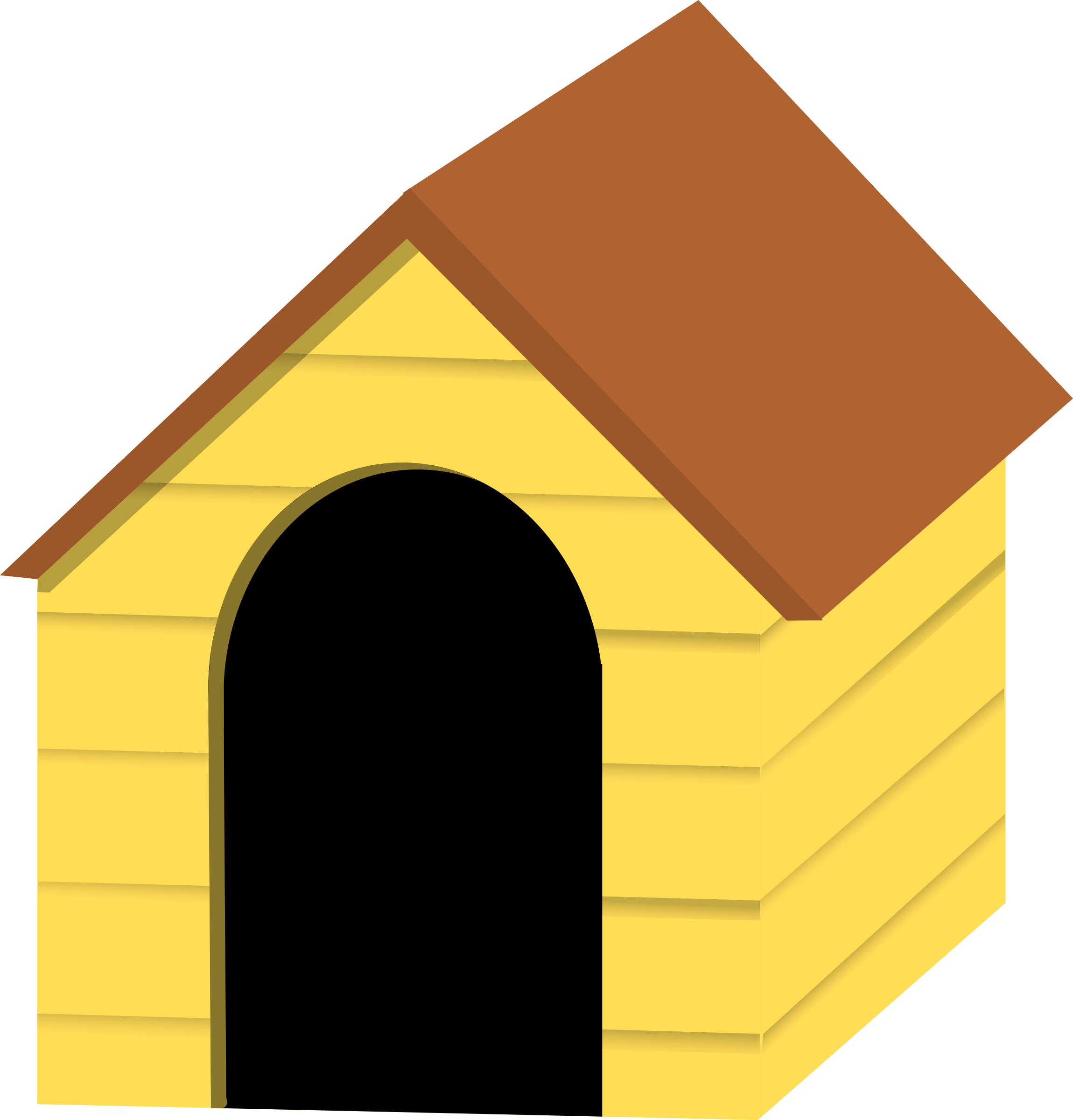 Image Of Dog House Clipart - Dog House Clipart Png (2299x2400), Png Download