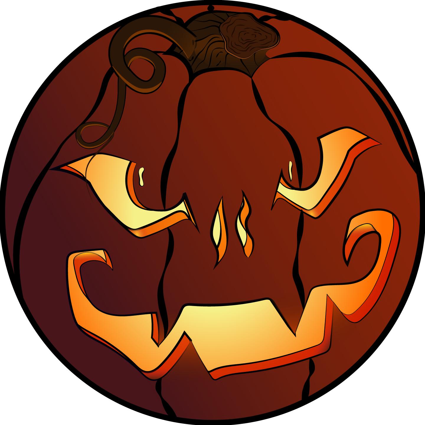 Jack-o'-lantern (1440x1440), Png Download