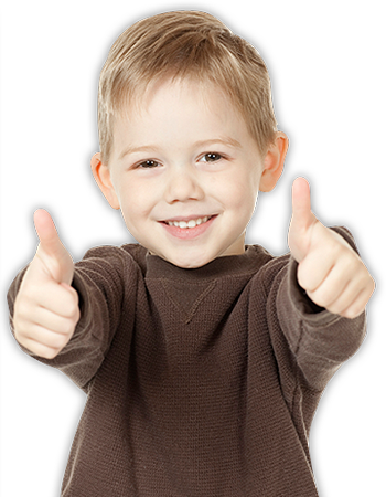 Little Boy Giving The Thumbs Up - Boy With Thumbs Up (350x450), Png Download