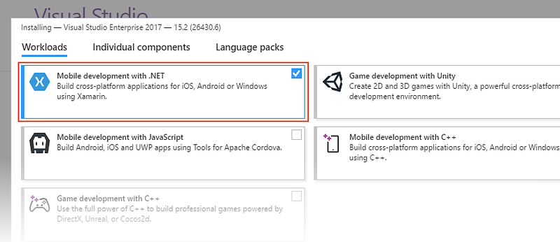 Mobile Development With - Install Xamarin Visual Studio 2017 (800x346), Png Download