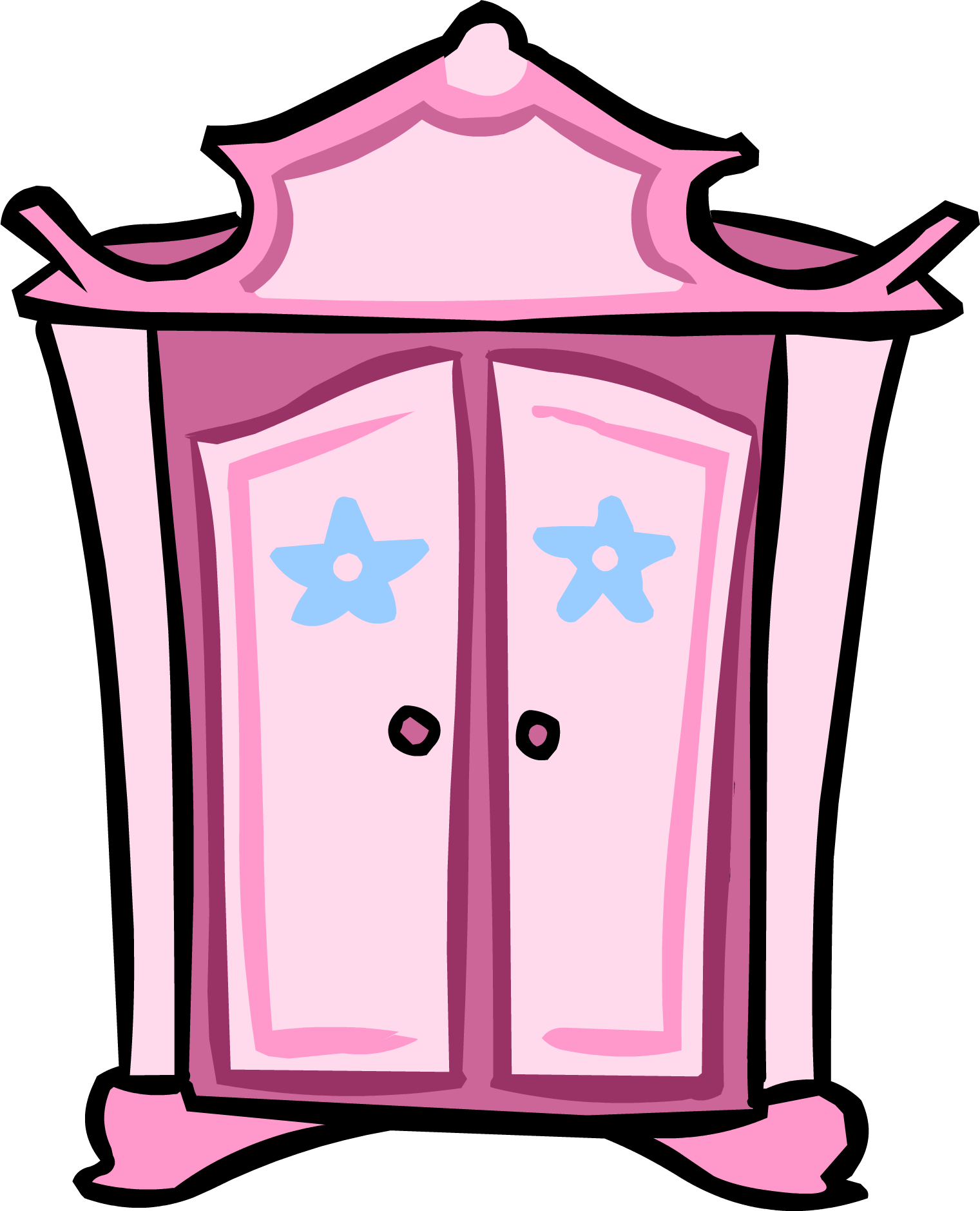 Png - Club Penguin Princess Furniture (1521x1878), Png Download