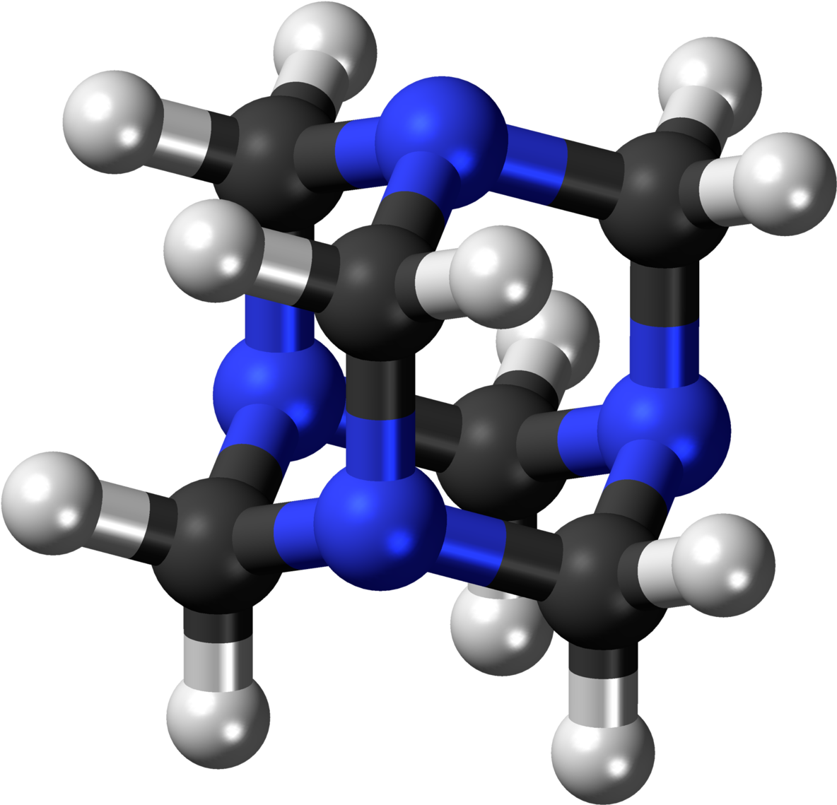 Estructura Se Resolvió Por Difracción De Rayos X Fue - Methenamine (1280x1235), Png Download