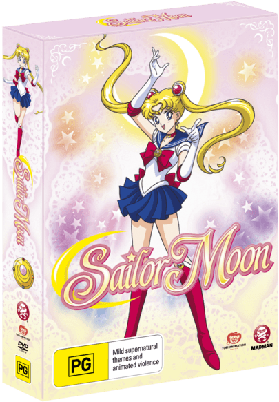 Sailor Moon Part One Limited Edition - Sailor Moon Season 1 Part 1 (eps 1-24) Dvd (404x600), Png Download