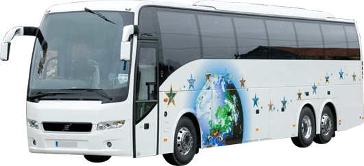 Delhi Kullu Manali Volvo Package, Kullu Manali Tour - Volvo Bus Images Png (531x243), Png Download