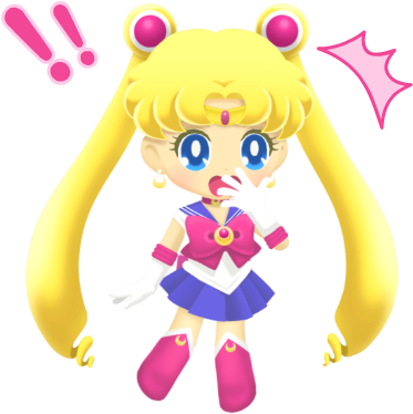 Sailor Moon Drops Messages Sticker-1 - Sailor Moon Drop Transparent (408x408), Png Download