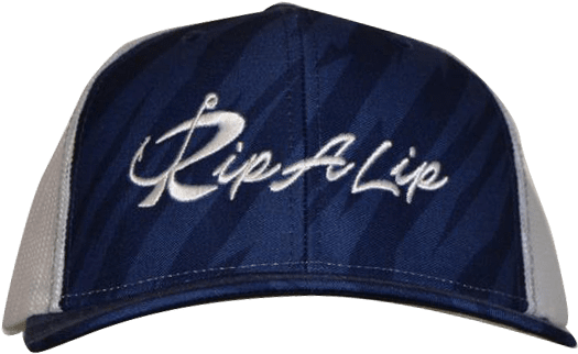 Navy Streak W/white Mesh Back Rip A Lip Cap - Baseball Cap (564x564), Png Download