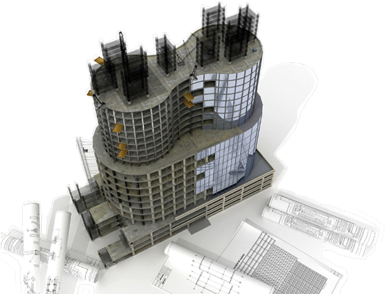 Skyscraper W Architectural Plans - بارگذاری (550x413), Png Download