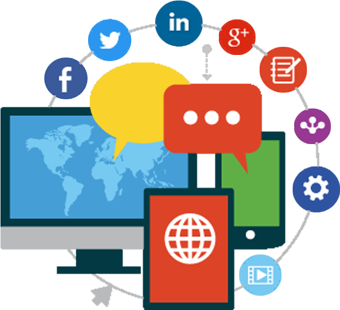 Conduct An Audit - Social Media Clip Art Png (417x376), Png Download