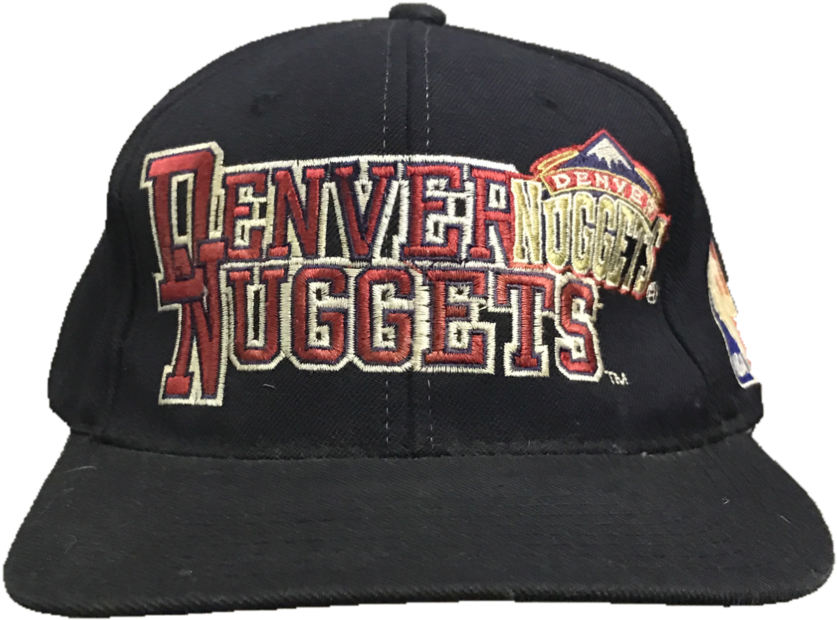 Denver Nuggets Vintage Starter Snapback Hat - Baseball Cap (1024x1000), Png Download
