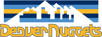 Denver Nuggets Logo Old - Denver Nuggets (500x666), Png Download