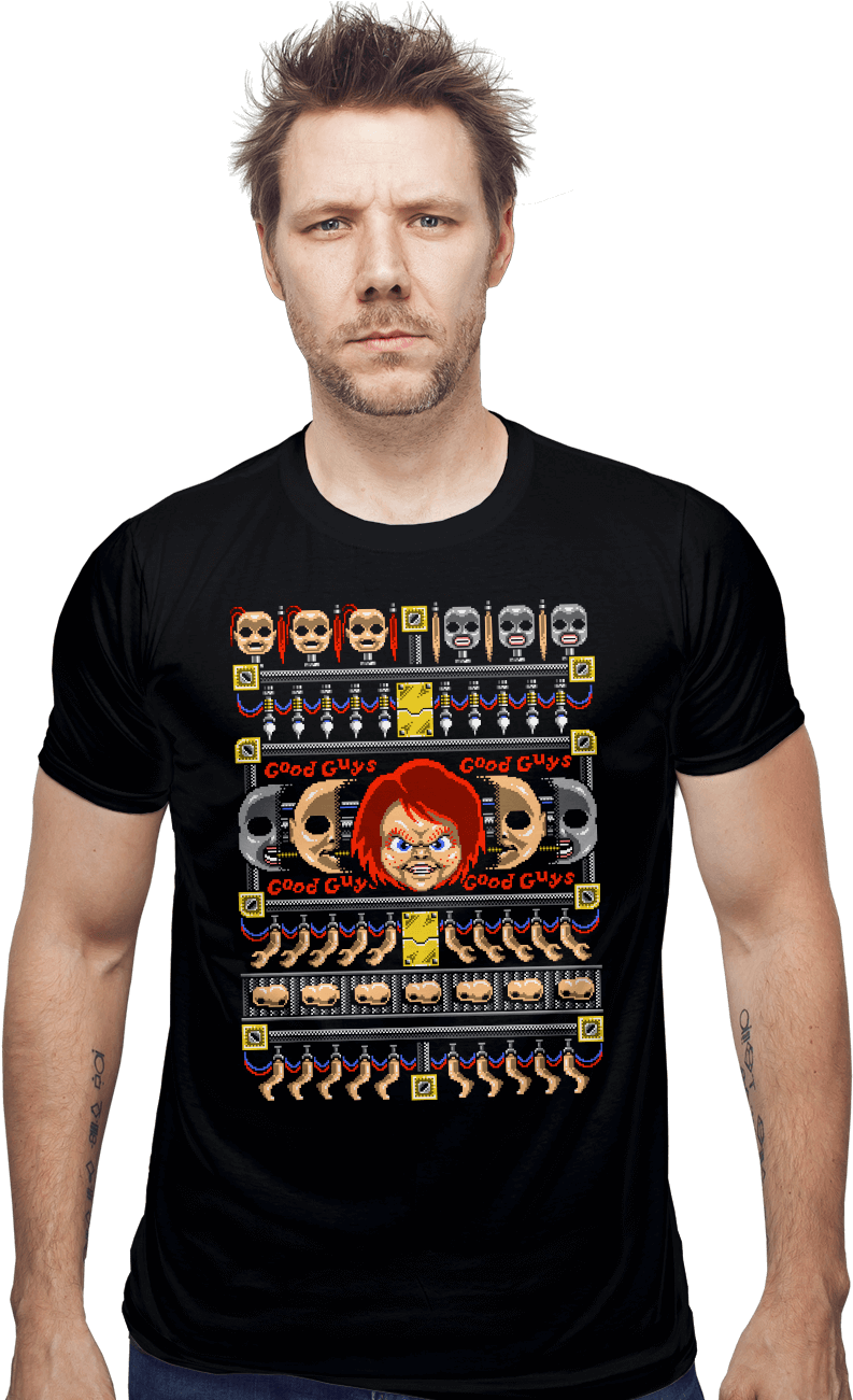 Good Guy, Ugly Sweater - T Shirt Gaming Cool (930x1300), Png Download