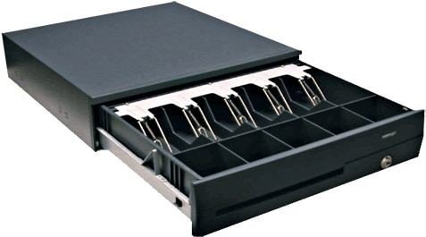 Posiflex Cr4101 Rs232 Cash Drawer Black - Posiflex Cr4100 Cash Drawer (500x500), Png Download