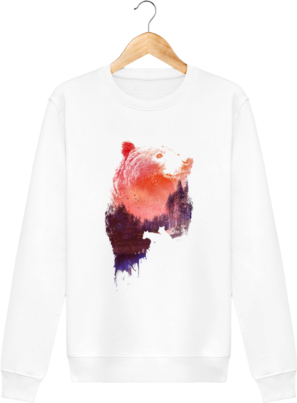 Sweat Col Rond Unisex Stanley Stella Rise Love Forever - Robert Farkas - Love Forever Canvas (690x850), Png Download